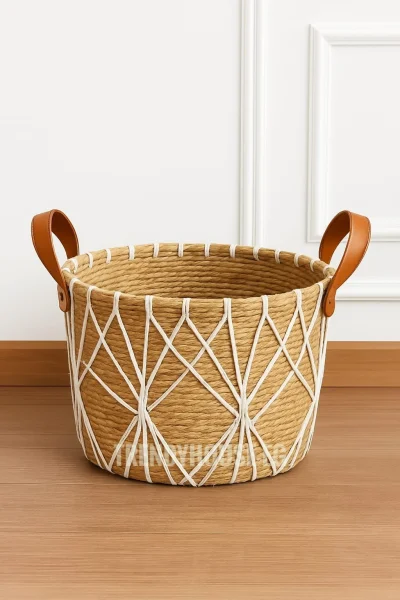 بوت خوص مستورد صغير يد جلد