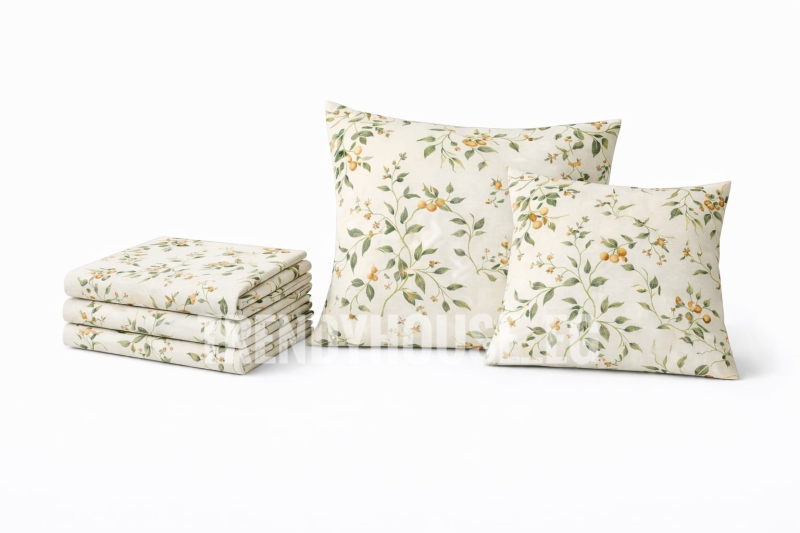 طقم ملايه سرير كبير قطن 