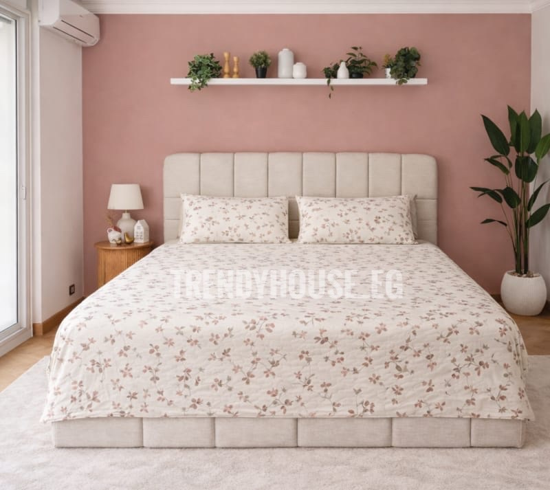 طقم ملايه سرير كبير قطن 