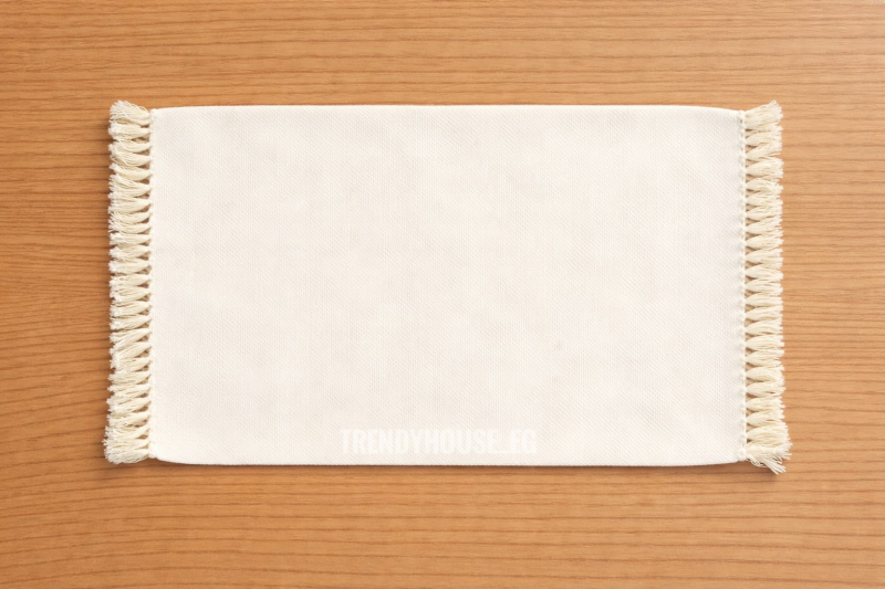 طقم مفرش ركنه*كوفى تيبل أوف وايت