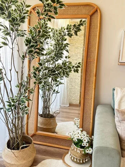 مرآه بامبو طبيعي