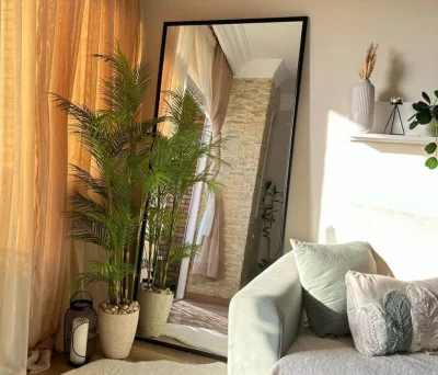 مرآه خشب طبيعي