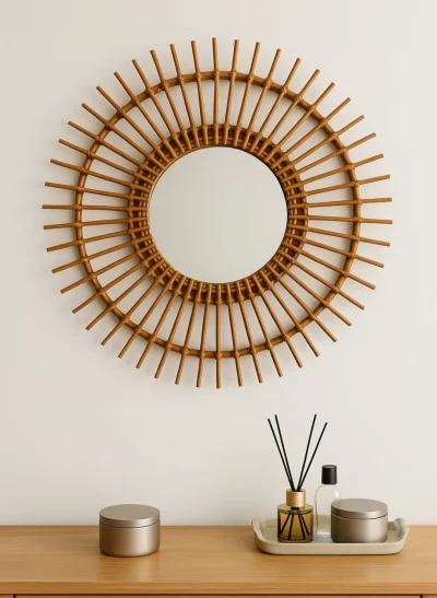 مرآه بامبو طبيعي